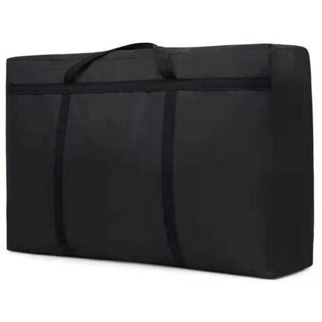 Aufbewahrungstasche, Umzugstasche mit Griffen, Aufbewahrungstasche für Kleidung, Aufbewahrungstasche für Steppdecken, Festivaldekorationen und Transport-Organizer-Tasche (85 x 25 x 45 cm)