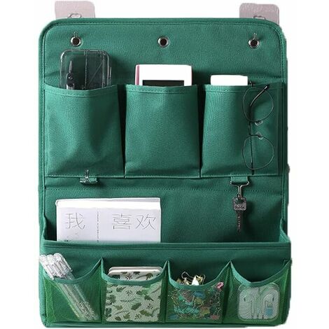 Aufbewahrungstasche zum Aufhängen für Zuhause, Badezimmerzubehör, Hintertür, Kleiderschrank, Schlafsaal-Organizer, Stoffküchenzubehör, multifunktionale Aufbewahrungstasche mit 3 selbstklebenden Wandha