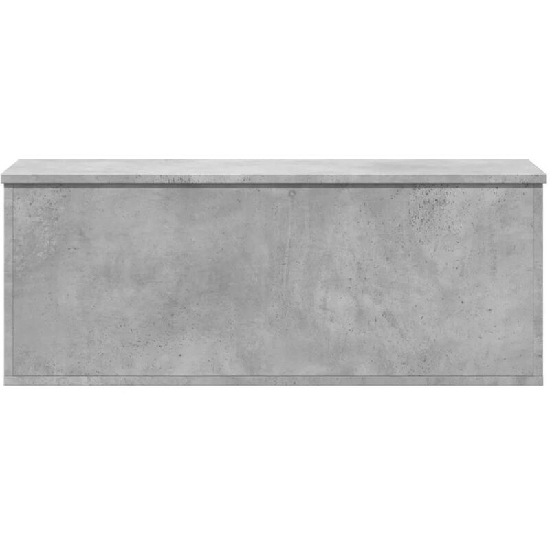 Truhe Betongrau 90x35x35 Cm Holzwerkstoff Vidaxl
