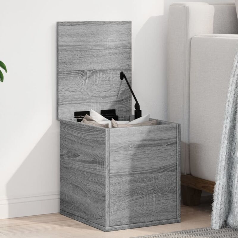 Truhe Grau Sonoma 30x35x35 Cm Holzwerkstoff Vidaxl