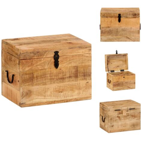 Aufbewahrungstruhen - Living Aufbewahrungsbox 39x28x31 cm Massivholz Mango
