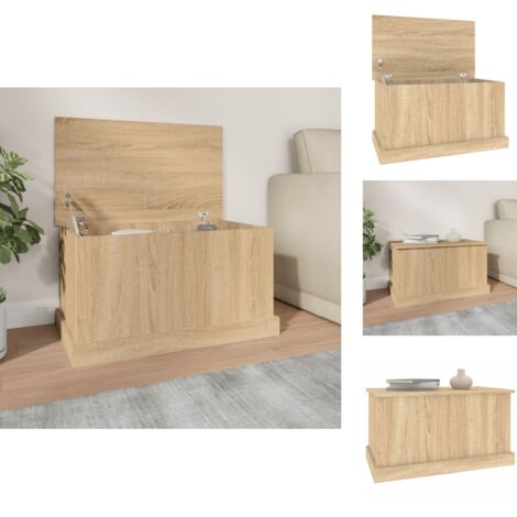 Aufbewahrungstruhen - Living Truhe Sonoma-Eiche 70x40x38 cm Holzwerkstoff