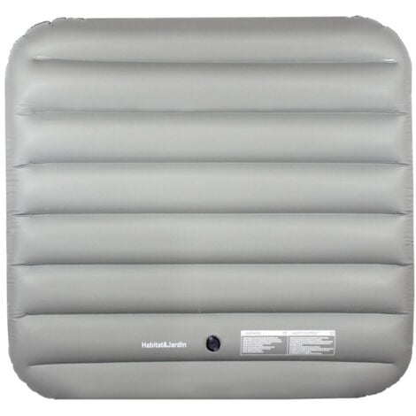 HABITAT ET JARDIN Aufblasbare Abdeckung für einen quadratischen Whirlpool für 6 Personen 180 cm