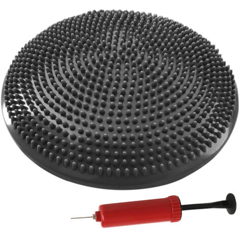 Aufblasbare Balance-Scheibe (33 cm) für Yoga und Fitness, inklusive Handpumpe, verbessert Stabilität und Muskelaufbau