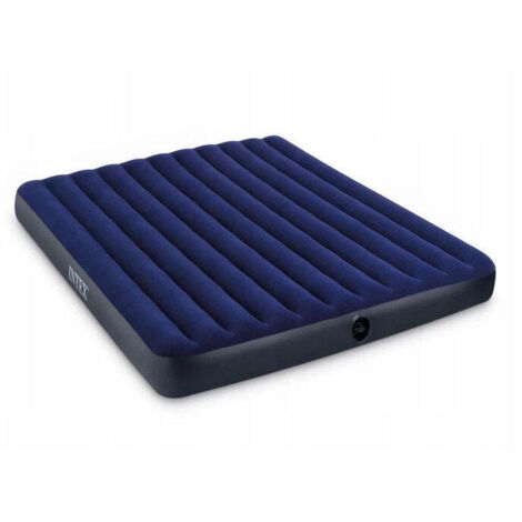 Aufblasbare doppelmatratze 203x183 cm velours intex 64755