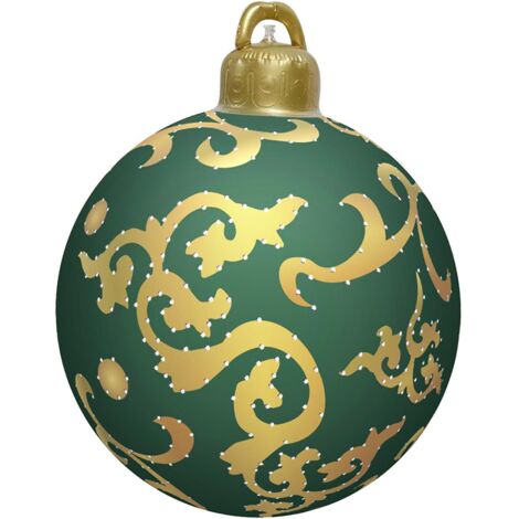 Aufblasbare, personalisierbare PVC-Weihnachtskugel – Partydekoration, 60 cm