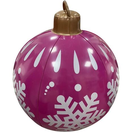Aufblasbare, personalisierbare PVC-Weihnachtskugel – Partydekoration – 60 cm