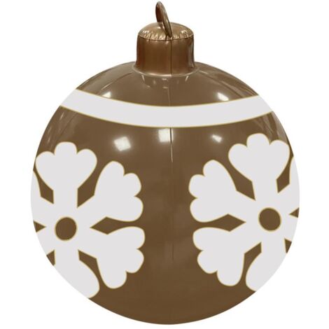 Aufblasbare, personalisierbare PVC-Weihnachtskugel – Partydekoration – 60 cm