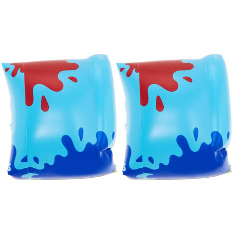 Aufblasbare PVC-Schwimmhilfe für Erwachsene und Kinder, Schwimmring für Anfänger, blaue Schwimmhülle