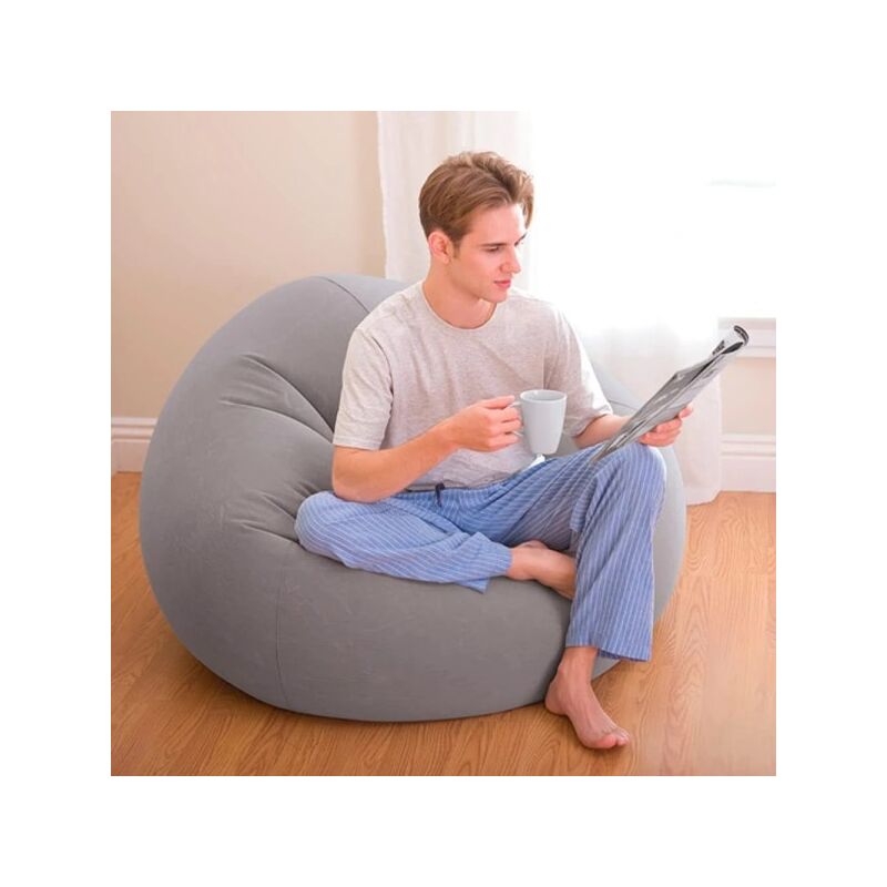 Bolsa Hinchable Silla 114 X 114 X 71Cm Flocked Portatil Beanless Bag 68579