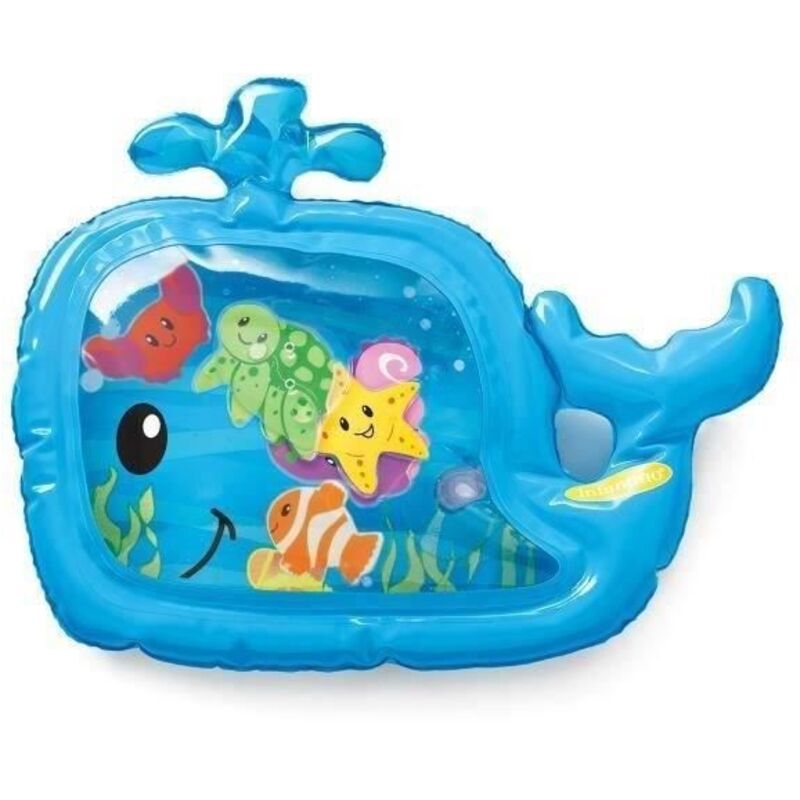 Infantino Mehrfarbig Wassersensorik-Spielmatte - 6 Schwimmende Figuren - Lernspielzeug Für Babys