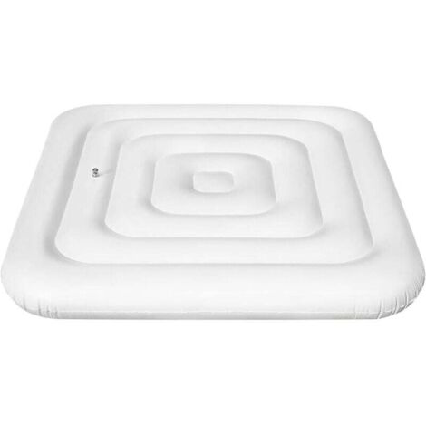 Aufblasbare Whirlpoolabdeckung (quadratisch, 53 Zoll) mit schnellem und einfachem Aufblas- und Ablassventil (quadratisch)