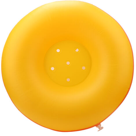 Aufblasbarer Babybadesitz in Entenform mit sicherer Rückenlehne, Tragkraft 60 kg, runder Boden