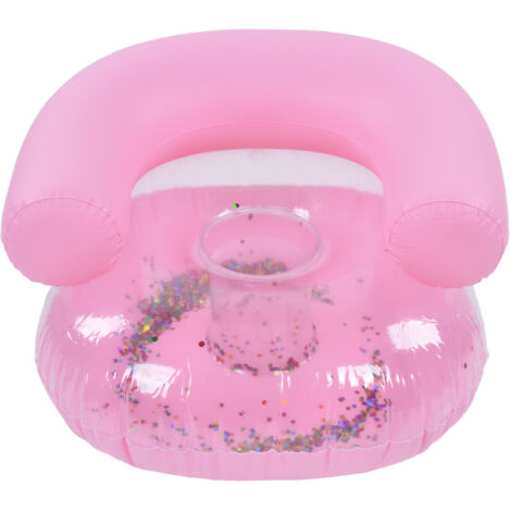Aufblasbarer Babybadestuhl, verstärkter PVC-Schwimmsitz