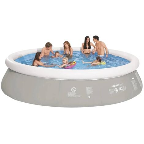 Aufblasbarer Pool Grau 450×122 cm Jilong