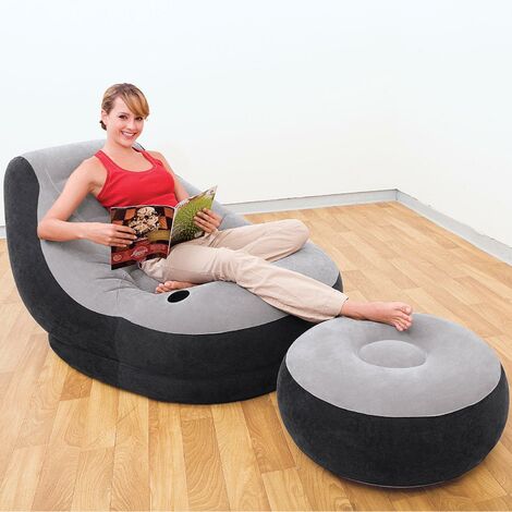 Aufblasbarer Sessel mit Puff Ultra Lounge Relax 68564N INTEX