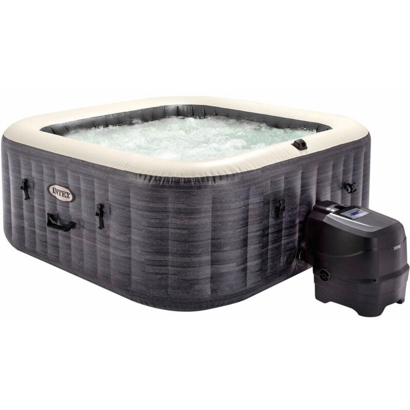Intex Greystone Deluxe Spa Grau 175x175 Cm 4 Personen