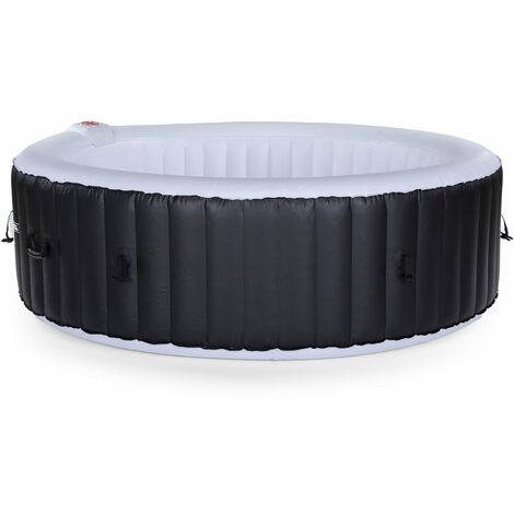 AUFBLASBARER WHIRLPOOL SAINT TROPEZ AUS PVC - 4 PERSONEN - SCHWARZ