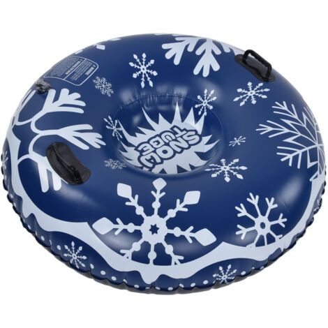 Aufblasbarer Winter-Ski-Schlittenring aus PVC mit Griff – Wasserdichtes Schneereifen-Skizubehör