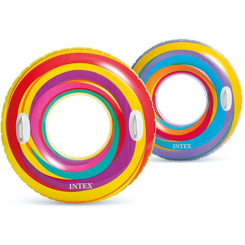 Trade Shop - Salvagente Gonfiabile Con Manici 91 Cm 2 Maniglie 9+ Anni Colori Assortiti 59256 -