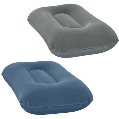 Aufblasbares Samtkissen 42 x 26 cm Bestway 67121 grau