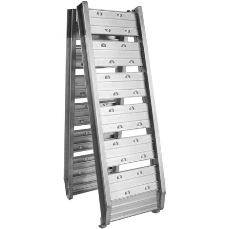 Auffahrrampen ladeschienen und rampen aluminium faltbar 60 cm mit