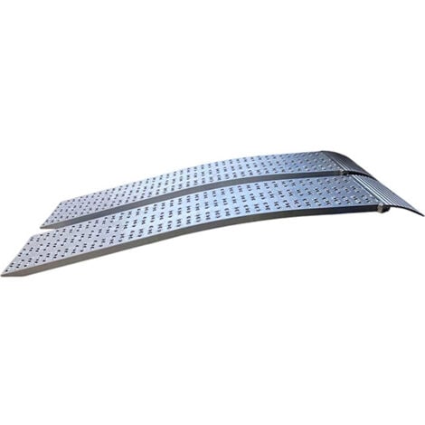 RAMPE DE CHARGEMENT - MATISERE 2000mm, Breite 200mm, Ladehöhe 445-577mm, bis 450kg Traglast mit Achsenabstand 1250mm, als Stückware verkauft - M030B2/BHLS/20U