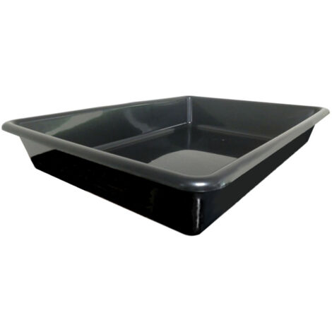 FP – Auffangschale aus Polyethylen 13 l – Ölwanne für KFZ – Farbe schwarz – Länge 540 mm – Hohe Klemmkraft