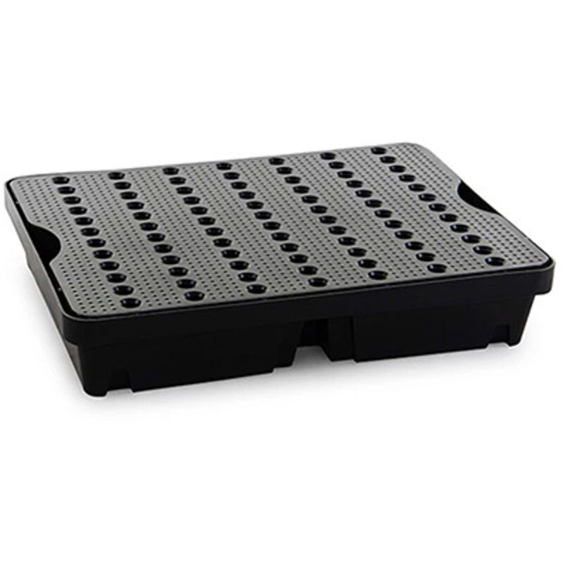 Image of Auffangwanne 40 L - Mit Gitterrost - ST1-40-BK-BK