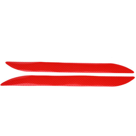 [Aufkleber] 2 Stück (28 x 3 cm) reflektierende Klebeaufkleber für mehrfarbiges PET für mehr Fahrzeugsicherheit – 300 m Sichtweite