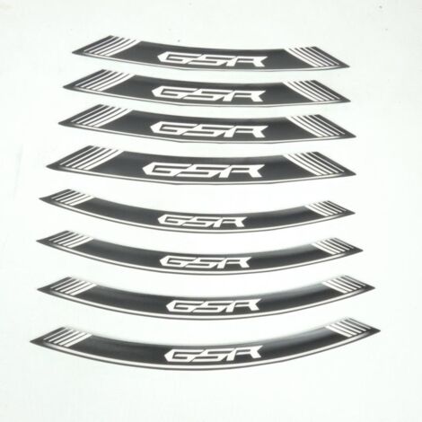 aufkleber felgenrand logo gsr puig für motorrad suzuki gsr 600