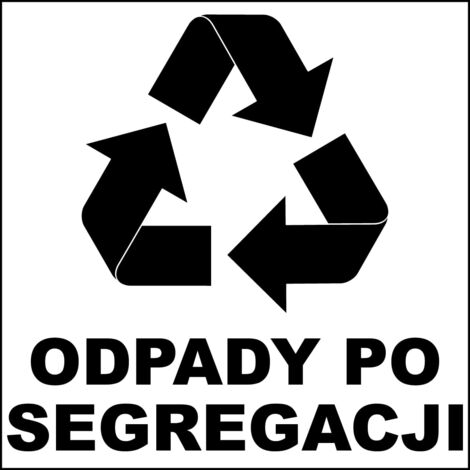 Aufkleber Mülltonne Schild Mülltrennung MIXED