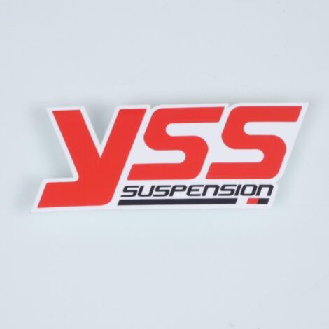aufkleber sticker yss suspension rot weiß schwarz für motorrad