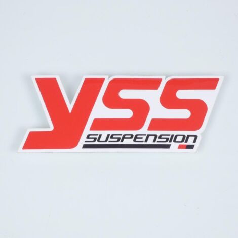 aufkleber sticker yss suspension rot weiß schwarz für motorrad