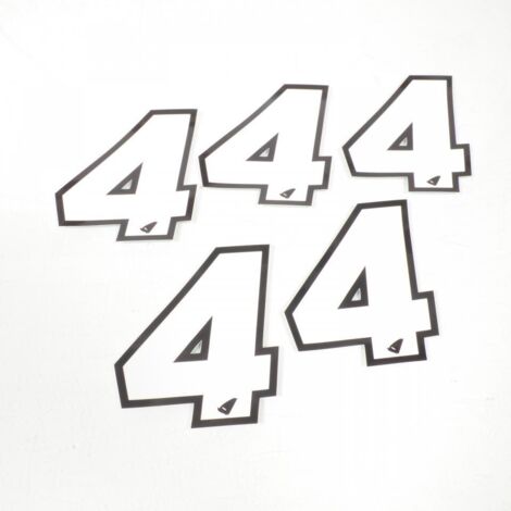Aufkleber UFO für Motorrad Nummer 4 130x106mm Neu