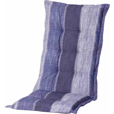 Auflage Denim Stripe Niedriglehner 105x50cm Polsterauflage Sesselauflage blau