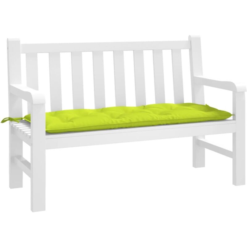 Gartenbank-auflage Knallgrün 120x50x7 Cm Oxford-gewebe Vidaxl