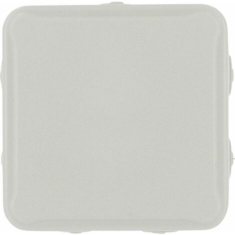 Aufputz- Abzweigdose IP54, 84 x 84 x 50 mm, grau Schalterdosen & Abzweigdosen