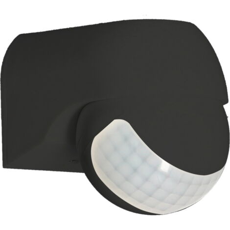 Aufputz-IR-Detektor PRÄSENZ & DÄMMERUNG Schwarz - 400Wmax Arlux Lighting