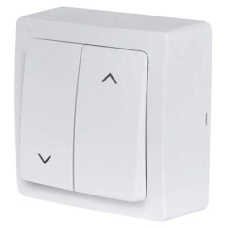 Aufputz-Rollladenschalter 10A 250V, Serie BLOK