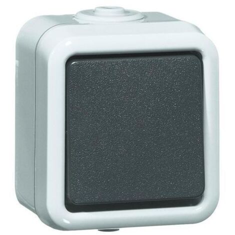 Aufputz-Serienschalter PEHA IP44, grau, D625 WAB