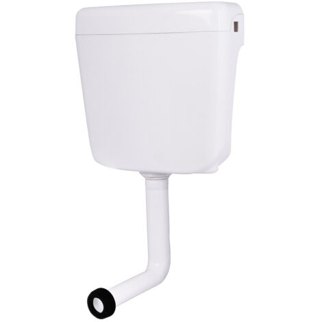 Aufputz Spülkasten AP Spülkasten Aufputzspülkasten für Stand-WC Toilette Weiß