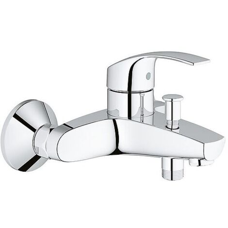 Aufputz-Wannenmischer Grohe Eurosmart Standard, Ausladung 188 mm, chrom - 33300002