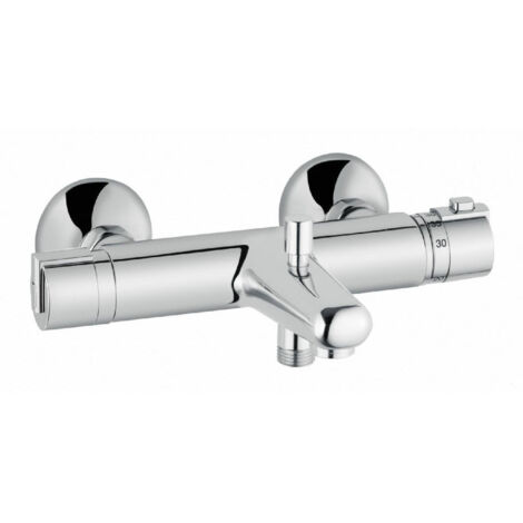 Aufputz-Wannenthermostat Heinrich Schulte Ascona, Ausladung 175 mm, chrom - Z034466-00010