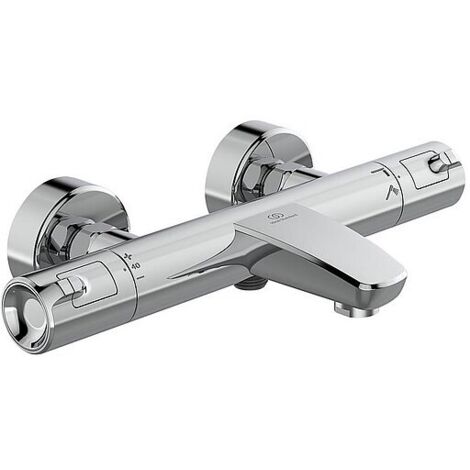 Aufputz-Wannenthermostsat Ideal Standard Ceratherm T50, Ausladung 161 mm, chrom - A7223AA