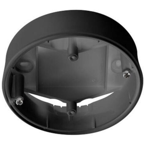 Aufputzdose IP20 schwarz