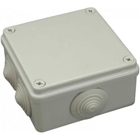 Aufputzdose S-Box 106 - 100x100x50, 6 Verschraubungen, IP65