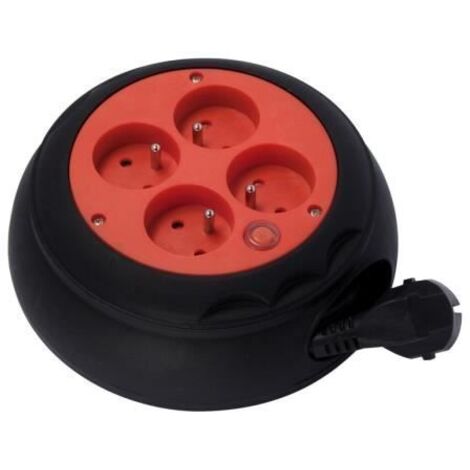 Aufrollrolle - CHACON - 4 x 16 A - 4 m (DE) - Orange