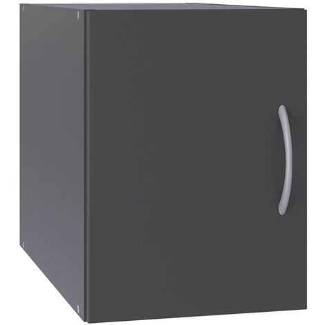 Aufsatzschrank graphit MIAMI-43, B/H/T ca. 40/40/40 cm