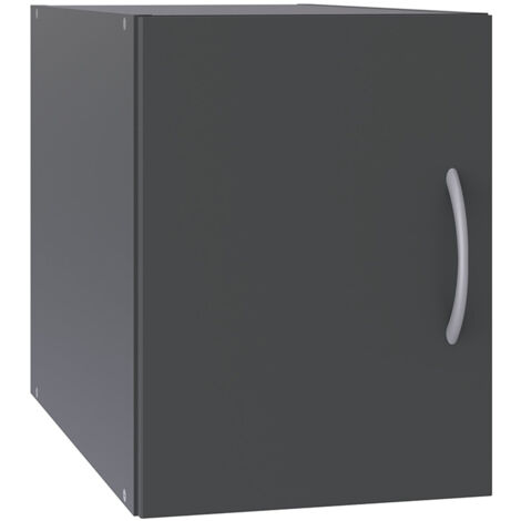 Aufsatzschrank graphit MIAMI-43, B/H/T ca. 45/40/54 cm